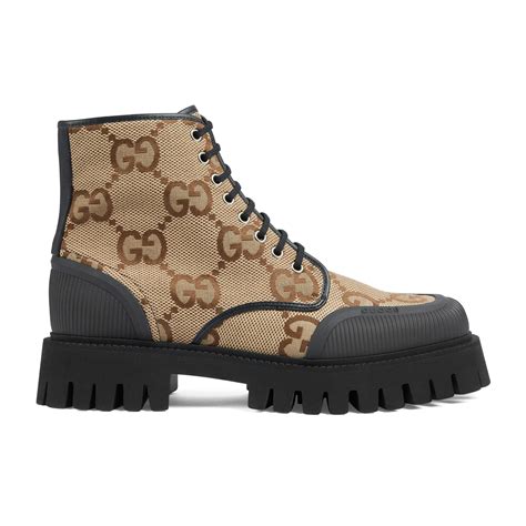 gucci maxi gg boot|Gucci maxi lace up shoes.